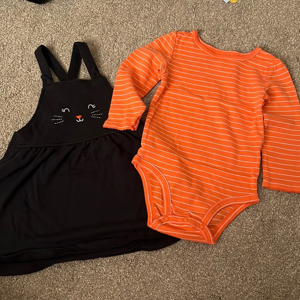 18 month Halloween black cat outfit